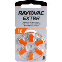 Μπαταρίες Ακουστικών Βαρηκοΐας Rayovac 13 Extra Advanced 1.45V Τεμ. 6