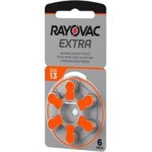 Μπαταρίες Ακουστικών Βαρηκοΐας Rayovac 13 Extra Advanced 1.45V Τεμ. 6