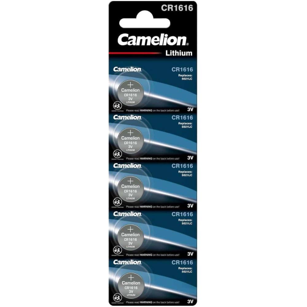 Buttoncell Lithium Camelion CR1616 3V Τεμ. 5