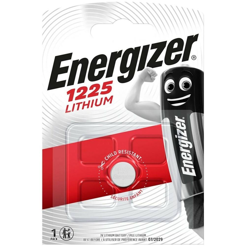 Buttoncell Energizer Lithium CR1225 3V Τεμ. 1