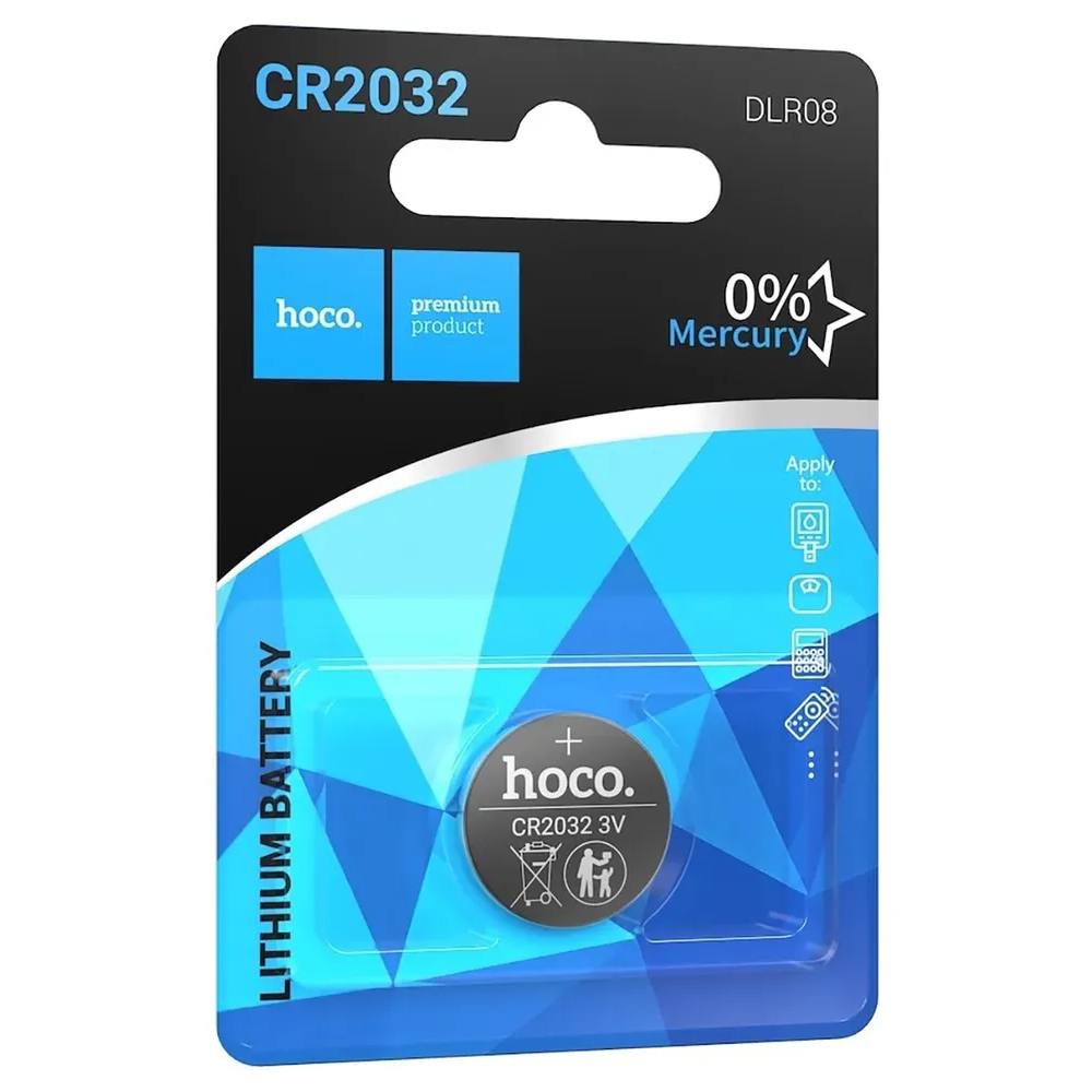 Buttoncell Lithium Hoco DLR08 CR2032 Τεμ. 1
