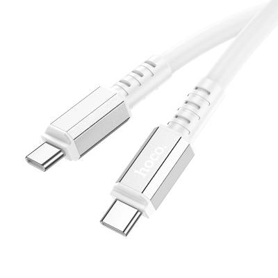 Καλώδιο Σύνδεσης Hoco X85 Strength USB-C σε USB-C 60W 20V/3A Υψηλής Αντοχής Λευκό 1m