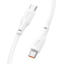 Καλώδιο Hoco X93 Force USB-C σε USB-C PD240W 5A Λευκό 1m