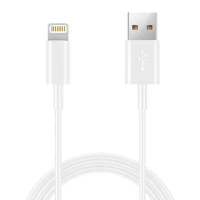 Καλώδιο Σύνδεσης και Φόρτισης Ancus Flow E44 USB σε Lightning 2.0A Data Transfer 480Mbp Λευκό 1m