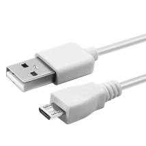 Καλώδιο σύνδεσης Ancus HiConnect USB σε Micro-USB 1A Λευκό 0.60m με Ροζ Βελούδινο Πουγκί Αποθήκευσης