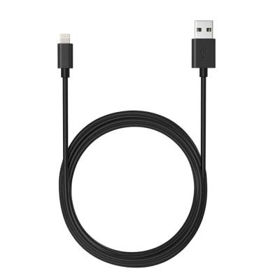 Καλώδιο Σύνδεσης και Φόρτισης Ancus Flow E44 USB σε Lightning 2.0A Data Transfer 480Mbp Μαύρο 1m
