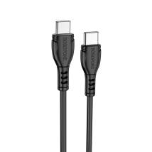 Καλώδιο Borofone BX51 Triumph USB-C σε USB-C 60W Μαύρο 1m