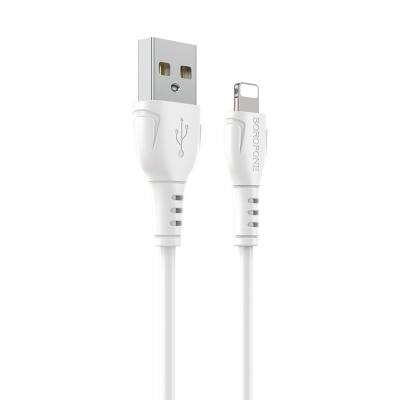 Καλώδιο Borofone BX51 Triumph USB σε Lightning 2.4A Λευκό 1m