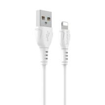 Καλώδιο Borofone BX51 Triumph USB σε Lightning 2.4A Λευκό 1m