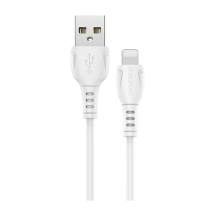 Καλώδιο Borofone BX51 Triumph USB σε Lightning 2.4A Λευκό 1m