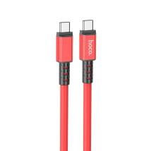 Καλώδιο Hoco X85 Strength USB-C σε USB-C 60W 20V/3A Υψηλής Αντοχής Κόκκινο 1.2m