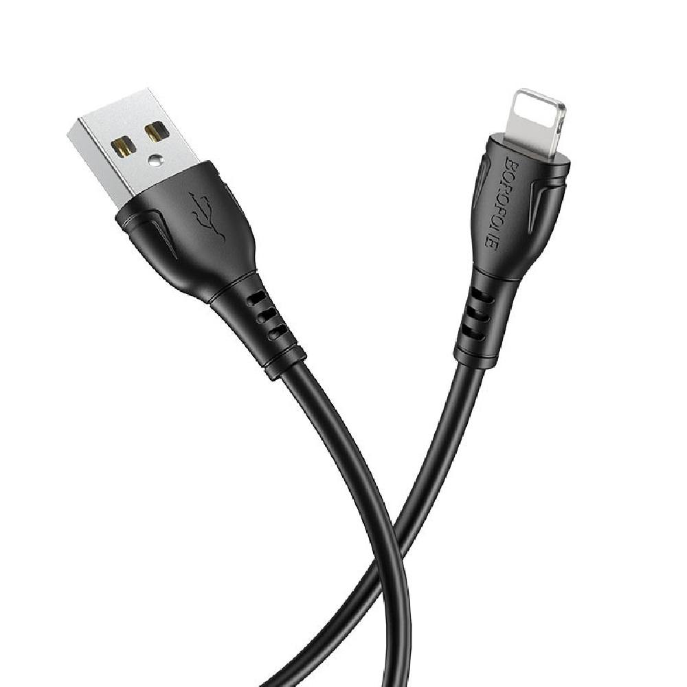 Καλώδιο Borofone BX51 Triumph USB σε Lightning 2.4A Μαύρο 1m