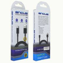Καλώδιο Σύνδεσης και Φόρτισης Ancus Flow E44 USB σε USB-C 2.0A 480Mbps Data Transfer Μαύρο 1m