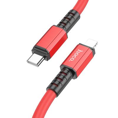 Καλώδιο Σύνδεσης Hoco X85 Strength USB-C σε Lightning PD20W Υψηλής Αντοχής Braided Κόκκινο 1m