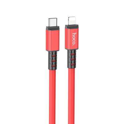 Καλώδιο Σύνδεσης Hoco X85 Strength USB-C σε Lightning PD20W Υψηλής Αντοχής Braided Κόκκινο 1m