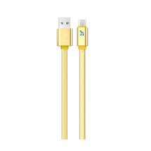 Καλώδιο σύνδεσης Hoco UPL 12 Plus USB σε Micro-USB 2.4A με PVC Jelly και Φωτεινή Ένδειξη 1.2m Χρυσαφί
