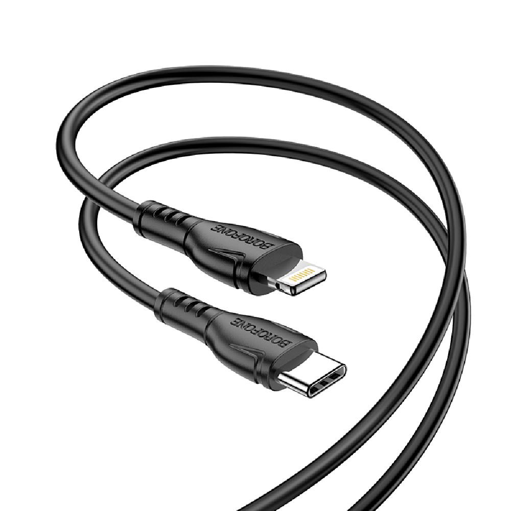 Καλώδιο Borofone BX51 Triumph USB-C σε Lightning 12W 2.4A Μαύρο 1m