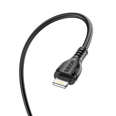 Καλώδιο Borofone BX51 Triumph USB-C σε Lightning 12W 2.4A Μαύρο 1m