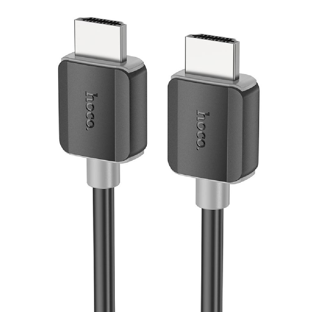 Καλώδιο Hoco US08 HDMI 2.0 σε HDMI 4K 60Hz HD 18Gbps Μαύρο 2m