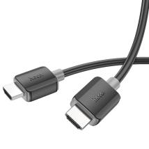 Καλώδιο Hoco US08 HDMI 2.0 σε HDMI 4K 60Hz HD 18Gbps Μαύρο 2m
