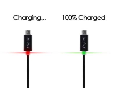 Καλώδιο σύνδεσης Ancus Smart LED USB σε Micro USB με Ενισχυμένες Επαφές Μαύρο 1.2m