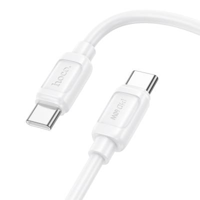 Καλώδιο Hoco X115 Surpass USB-C σε USB-C PD60W 3.0A Λευκό 1m