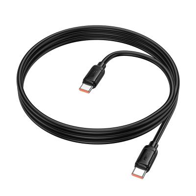 Καλώδιο σύνδεσης Hoco X115 Surpass USB-C σε USB-C 240W 5A Fast Charging Μαύρο 1m