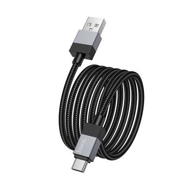 Καλώδιο Hoco X110 Honorific USB-A σε USB-C 3A Braided Μαύρο 1m