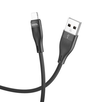 Καλώδιο Hoco DU45 Sturdy USB-A σε Lightning 3A Μαύρο 1m