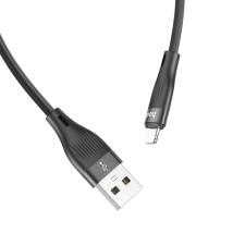 Καλώδιο Hoco DU45 Sturdy USB-A σε Lightning 3A Μαύρο 1m