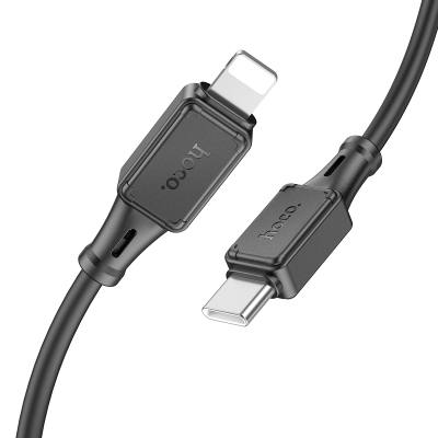 Καλώδιο Hoco X101 Silicon Assistant USB-C σε Lightning Fast Charging 27W Μαύρο 1m