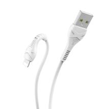 Καλώδιο Hoco X37 Cool Power USB σε Lightning Fast Charging 2.4A Λευκό 1m
