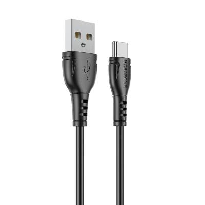 Καλώδιο Borofone BX51 Triumph USB σε USB-C 3A Μαύρο 1m