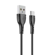 Καλώδιο Borofone BX51 Triumph USB σε USB-C 3A Μαύρο 1m