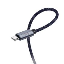 Καλώδιο Hoco U134 Primero USB-C σε USB-C 5.0A 240W Braided Μπλε 1.8m