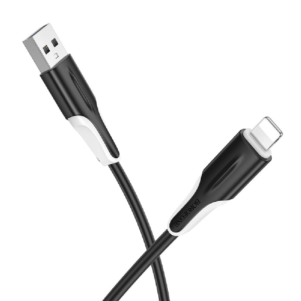 Καλώδιο Borofone BX119 USB σε Lightning 2.4A Μαύρο 1m