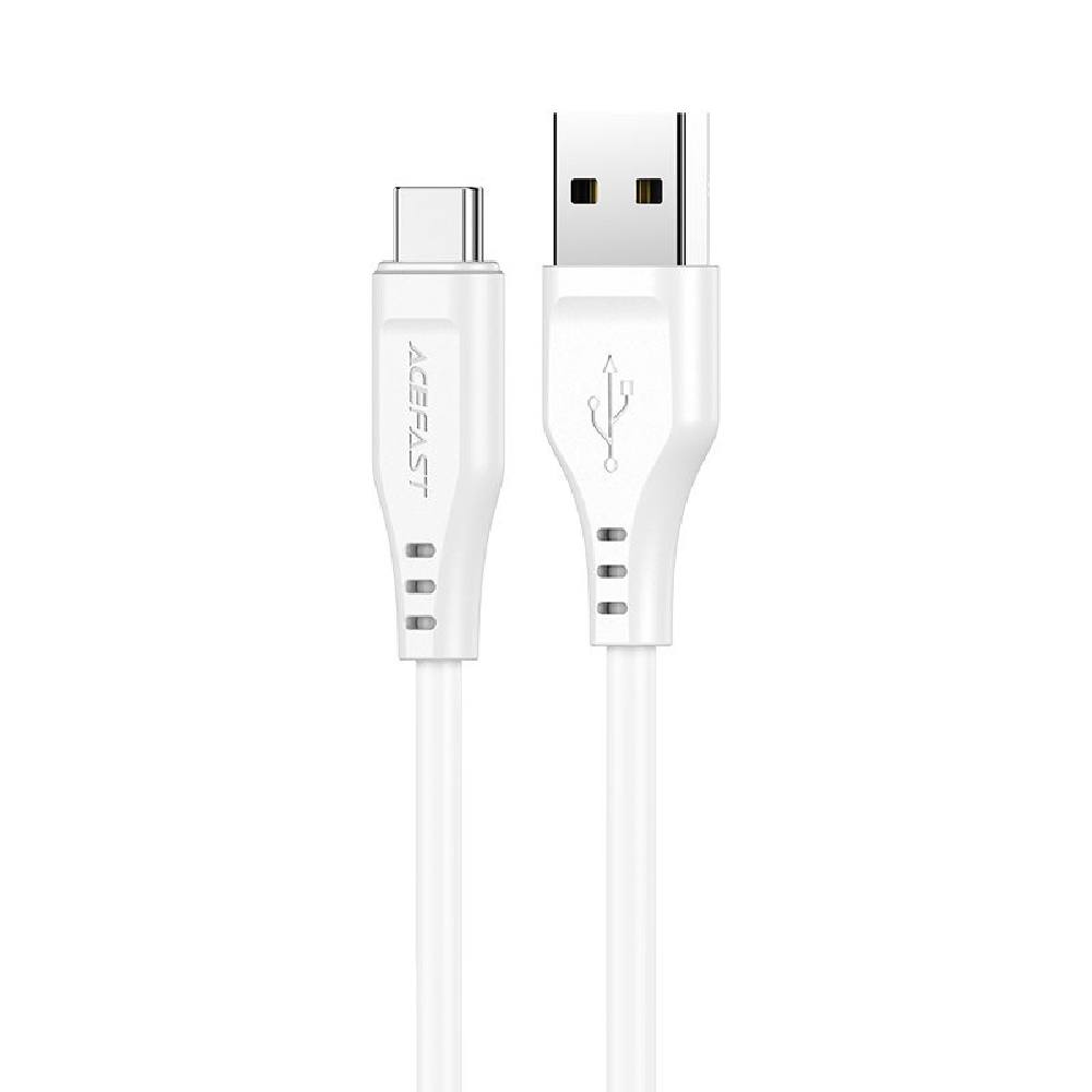 Καλώδιο Acefast C3-04 USB-A σε USB-C 3A Λευκό 1.2m
