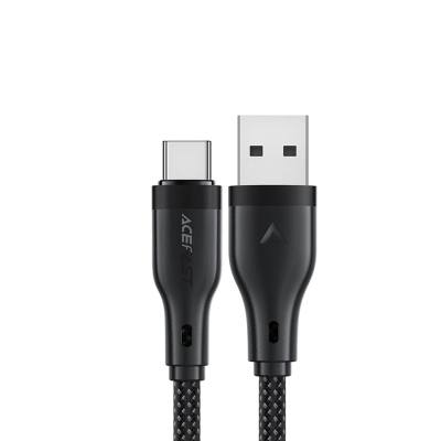 Καλώδιο Acefast C8-04 USB σε USB-C 3A Braided Μαύρο 1.2m