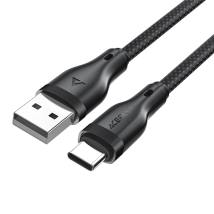 Καλώδιο Acefast C8-04 USB σε USB-C 3A Braided Μαύρο 1.2m