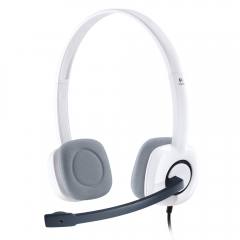 Logitech H150 Headset (Coconut, Wired)
