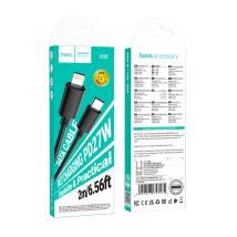 Καλώδιο Hoco X88 Gratified USB-C σε Lightning PD27W Μαύρο 2m