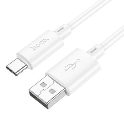 Καλώδιο Hoco X88 Gratified USB-Α σε USB-C 3A Λευκό 2m