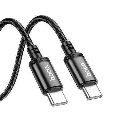 Καλώδιο Σύνδεσης Hoco X89 Wind USB-C σε USB-C 60W Braided Μαύρο 2m