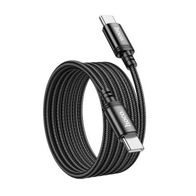 Καλώδιο Σύνδεσης Hoco X89 Wind USB-C σε USB-C 60W Braided Μαύρο 2m