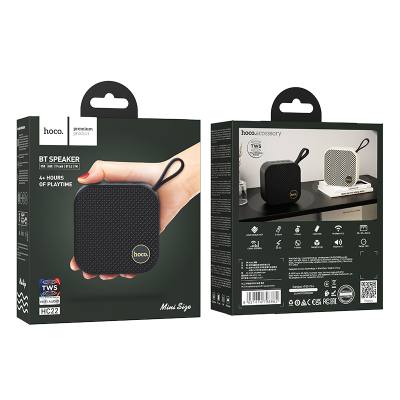 Φορητό Ηχείο Wireless Hoco HC22 Auspicious Sports BT 5.2 1200mAh 5W με FM, TF card, USB, AUX Μαύρο
