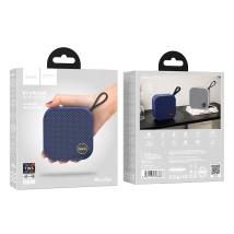 Φορητό Ηχείο Wireless Hoco HC22 Auspicious Sports BT 5.2 1200mAh 5W με FM, TF card, USB, AUX Μπλε