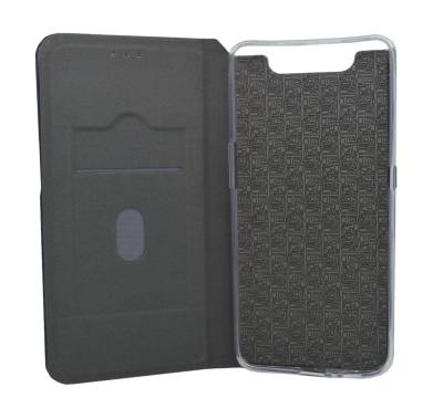 Θήκη Book Ancus Magnetic Canvas για Samsung SM-A805F Galaxy A80 TPU Μαύρη-Μπλε