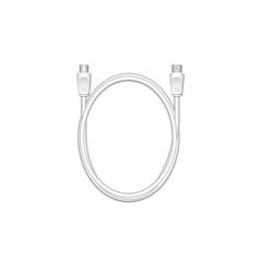 Καλώδιο MediaRange Coax Plug/Coax Socket, 75 Ohm, 3.0M, White