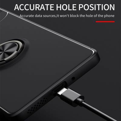Θήκη Ancus AutoFocus Shock Proof με Ring Holder για Xiaomi Redmi Note 13 4G TPU Μαύρη