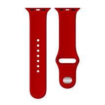 Watchband Noozy 38mm/40mm/41mm για Apple Watch 1/2/3/4/5/6/7/8/9/se/ultra 1/ultra 2 Κόκκινο Silicon Band